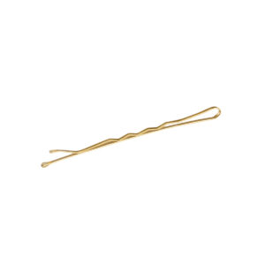 Wsuwki fryzjerskie do włosów E-64 36 szt. 6 cm złote