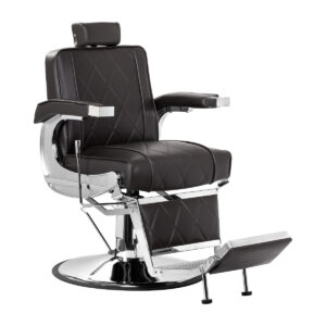 Hair System fotel barberski BM88066 brązowy